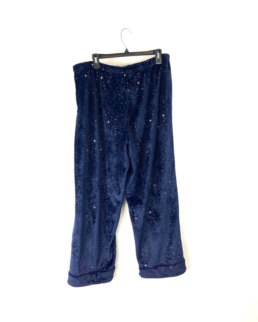 Navy Blue Fleece Pajama Pants- XL/1X