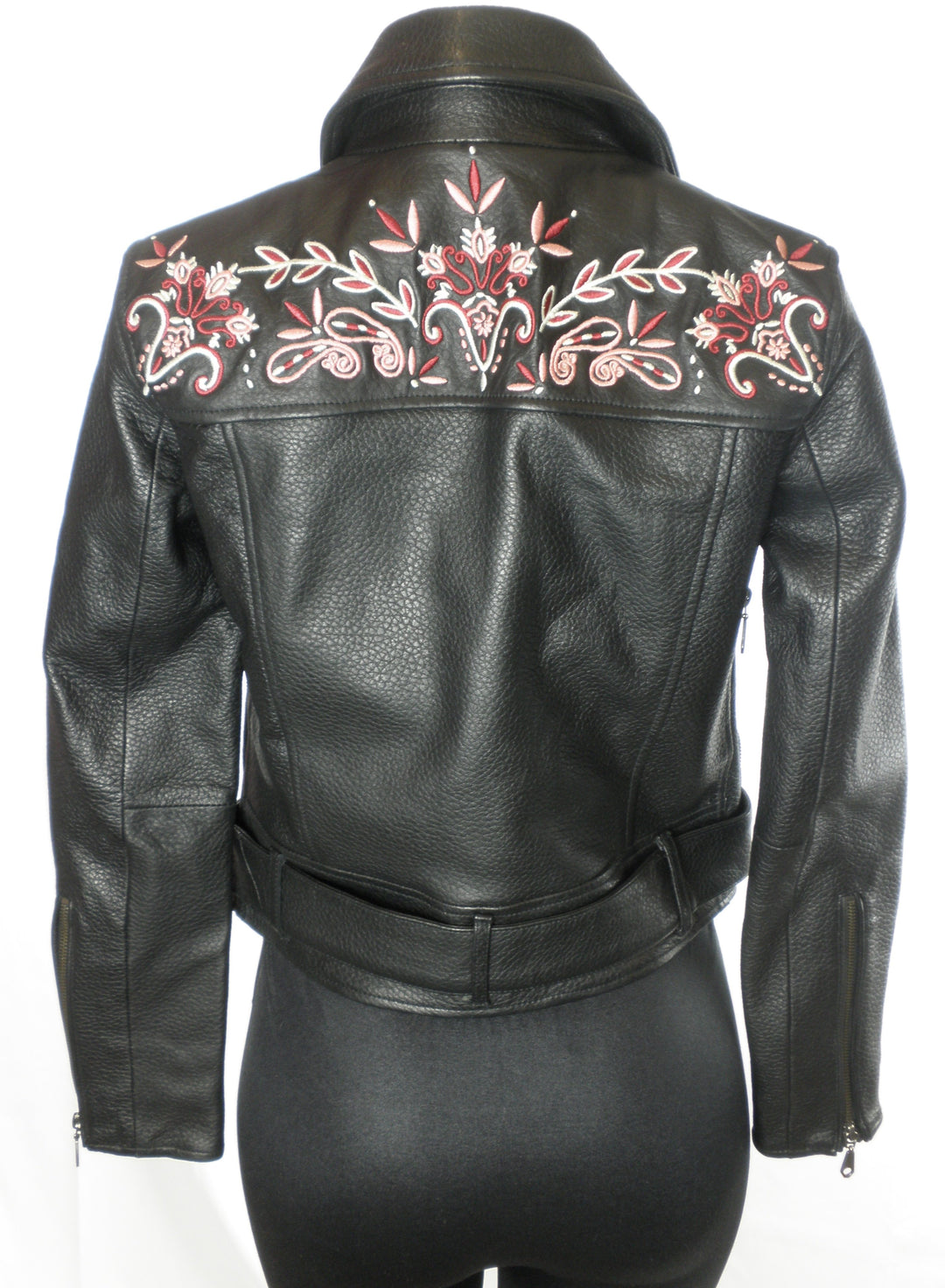 Rebecca Minkoff Floral Embroidered Leather Jacket - Size XXS, XS - The Fashion Foundation