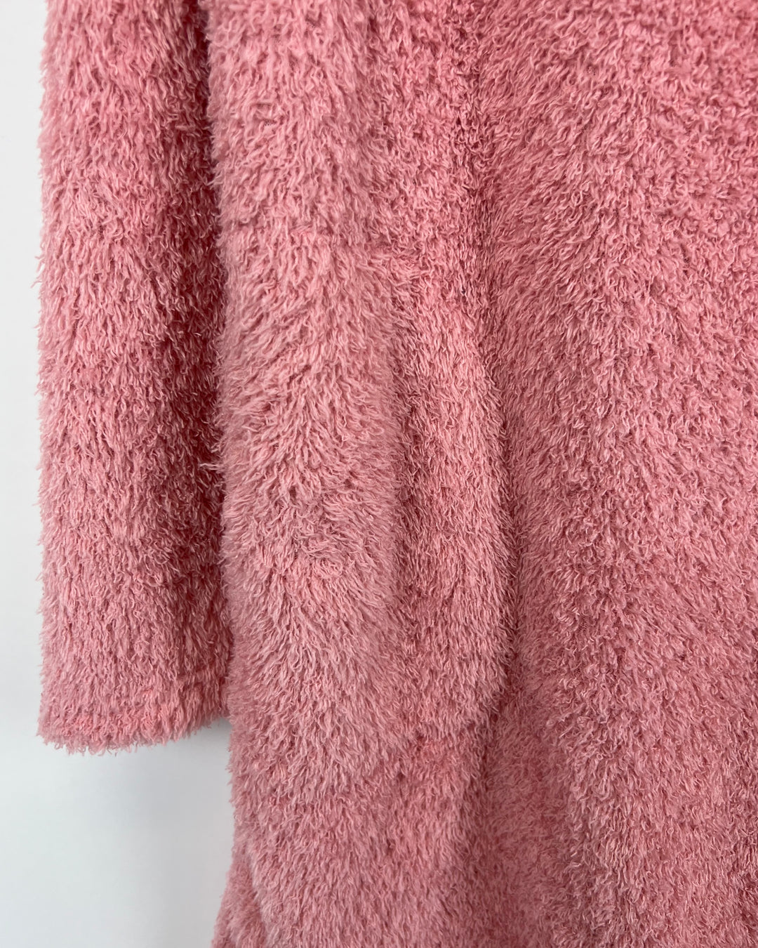 Oversized Pink Cozy Top - Small