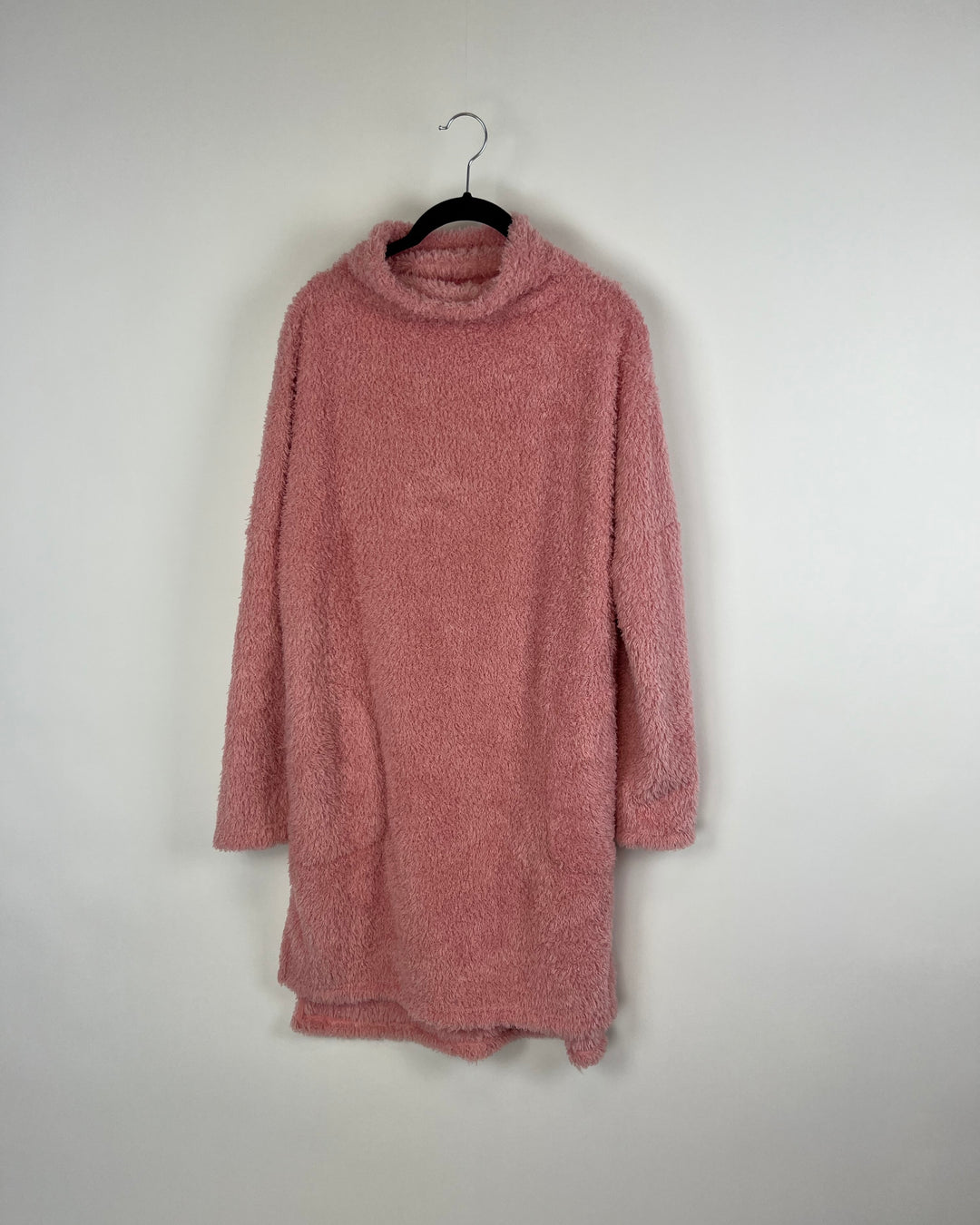 Oversized Pink Cozy Top - Small