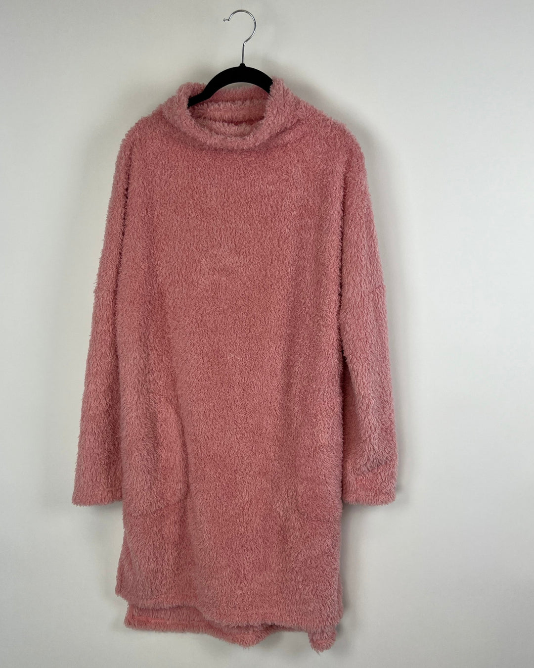 Oversized Pink Cozy Top - Small