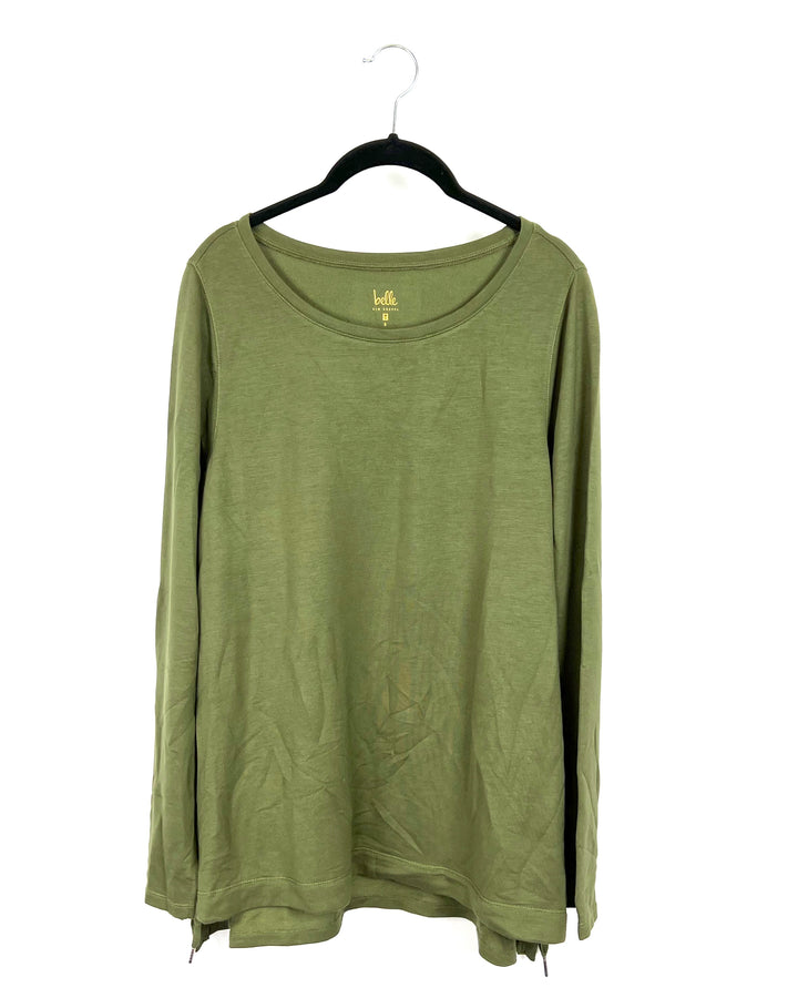 Green Long Sleeve Top - Small/Medium