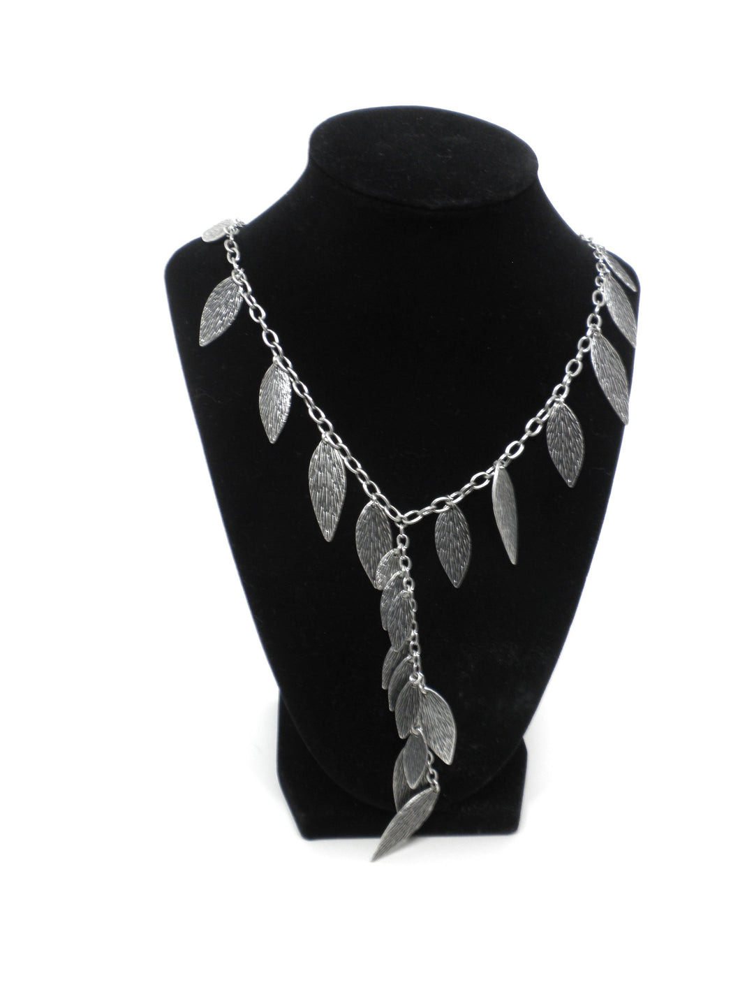 Silver Feather Chain Necklace - Donated From Designer - The Fashion Foundation