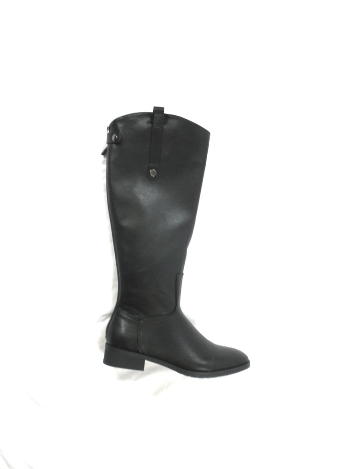 Amazon Essentials Black Faux Leather Boots - Size 8 - The Fashion Foundation