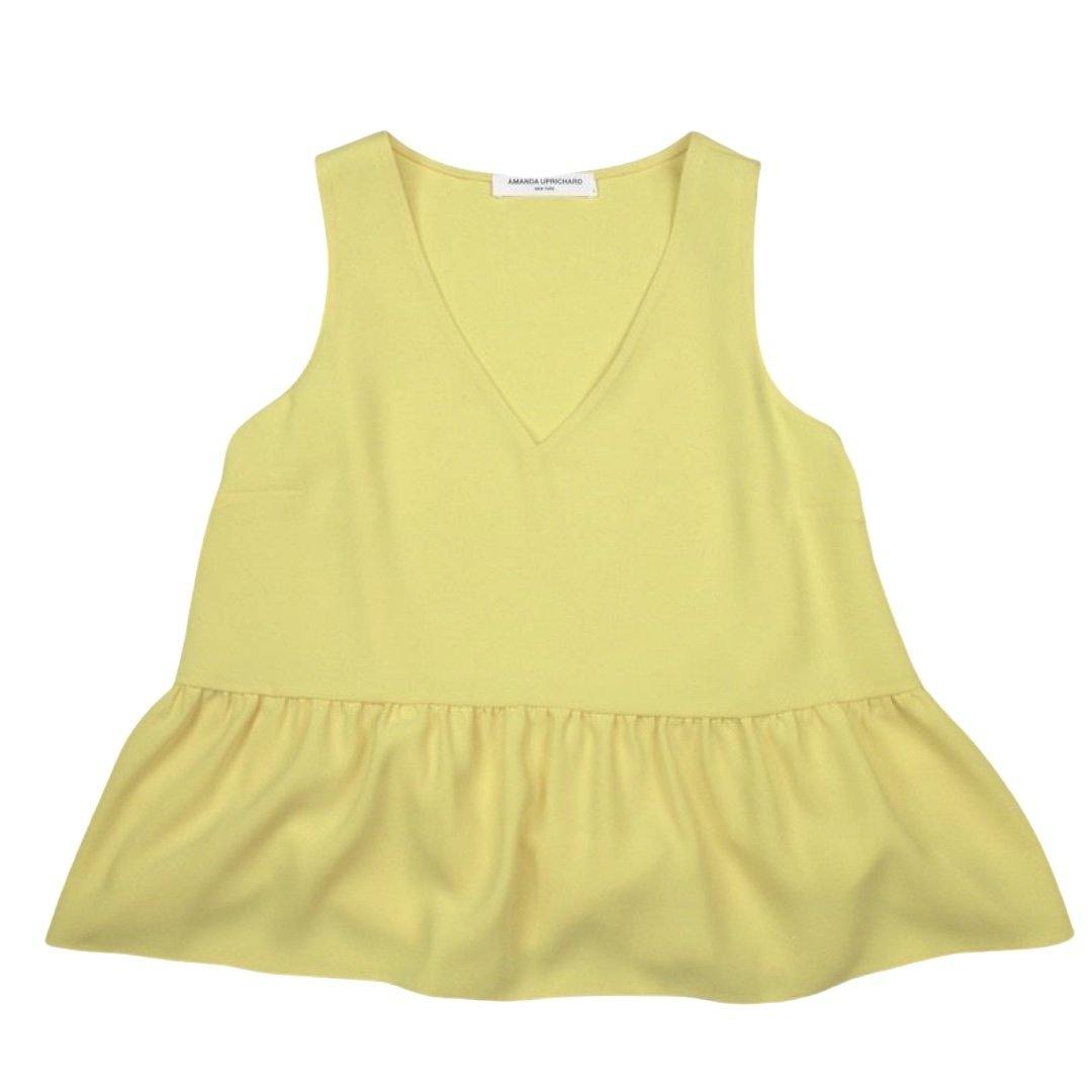 Amanda Uprichard Yellow Blouse- Small - The Fashion Foundation - {{ discount designer}}