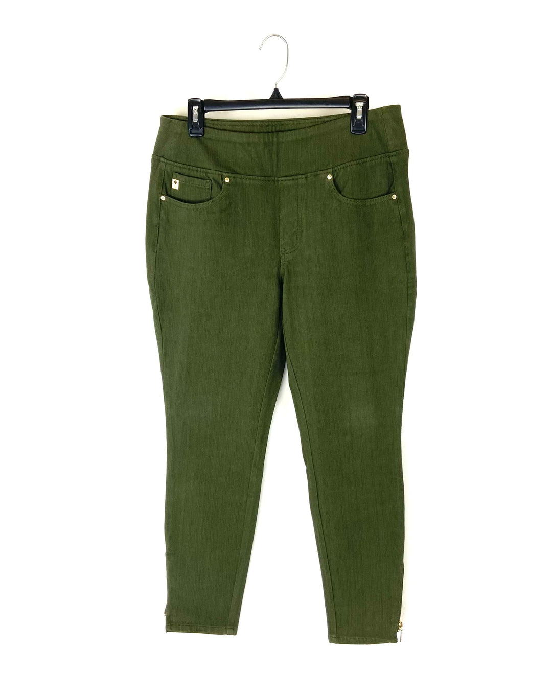 Dark Green Jeans - Size 12/14