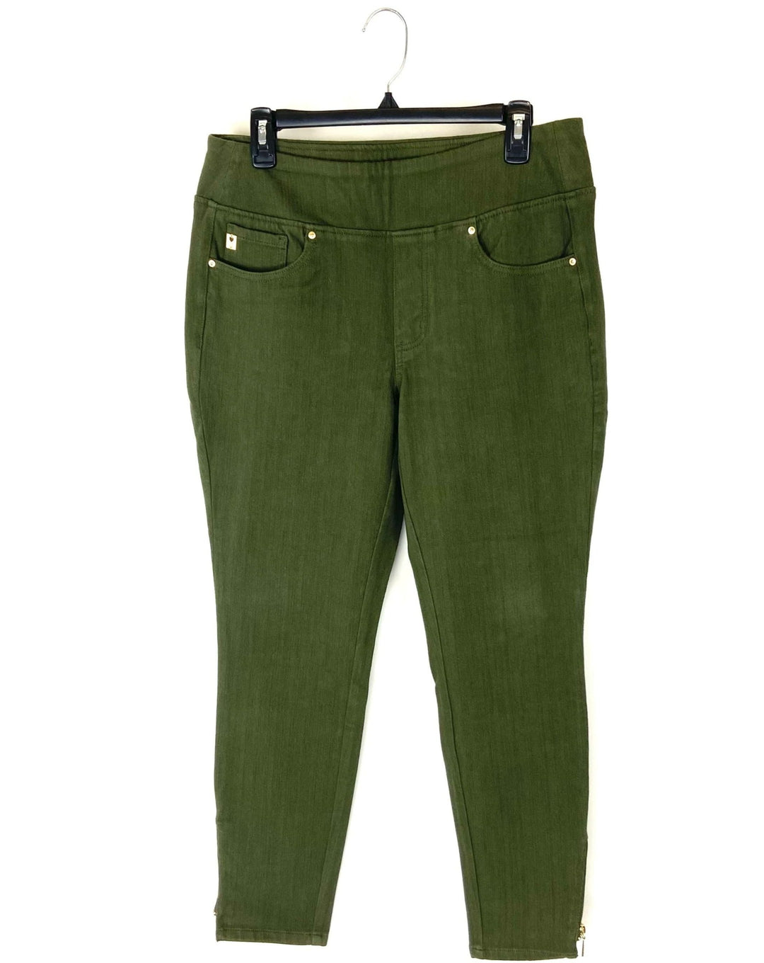 Dark Green Jeans - Size 12/14