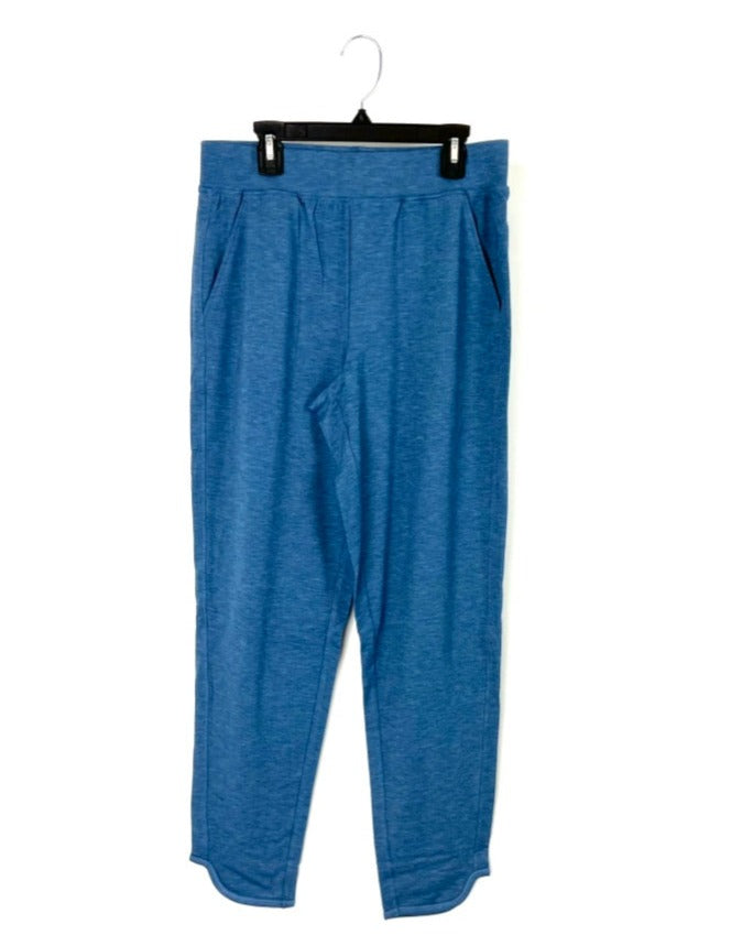 Blue Stretchy Sweatpants - Size 6/8