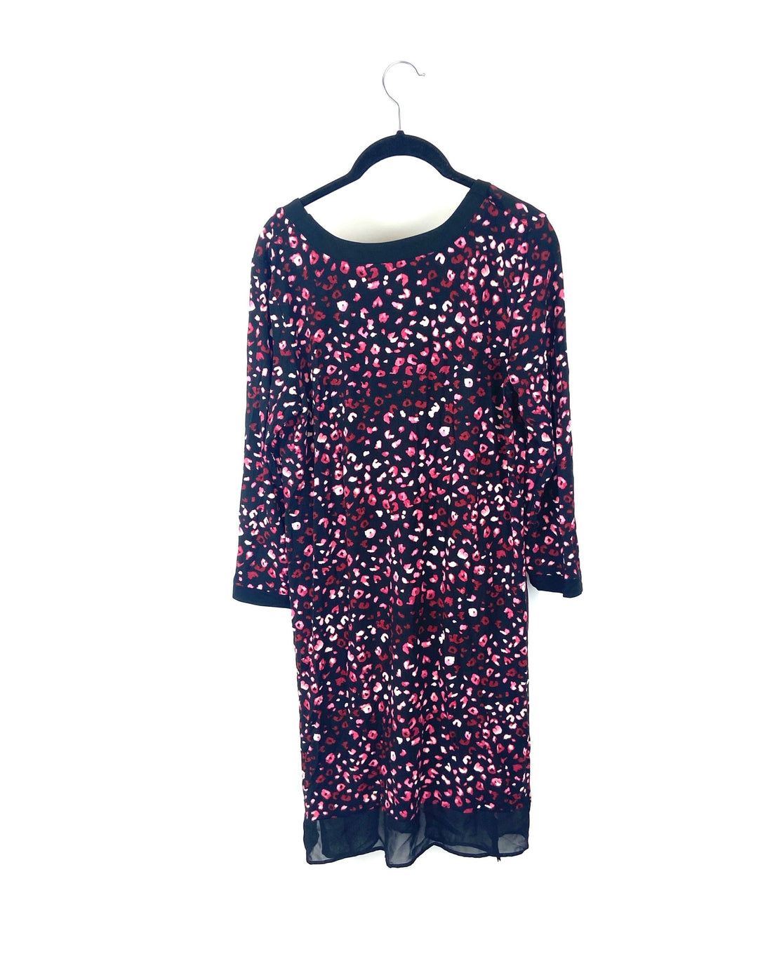 Black and Red Printed Nightgown - Small