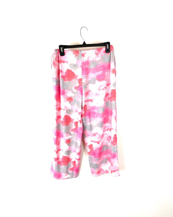 Pink Tie Dye Pajama Pants - Size 6/8