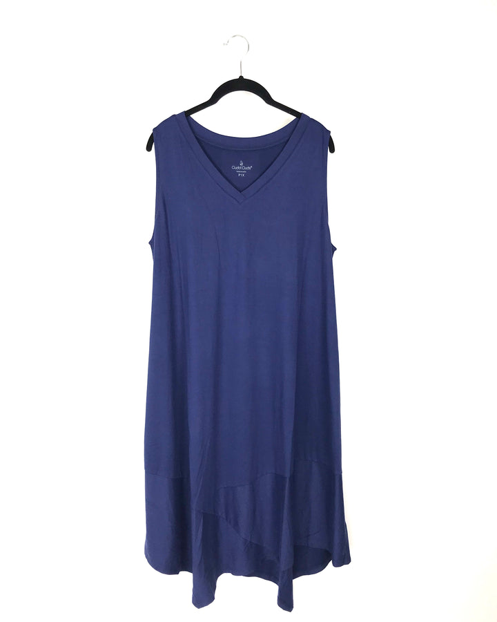 Navy Blue Dress - Petite 1X