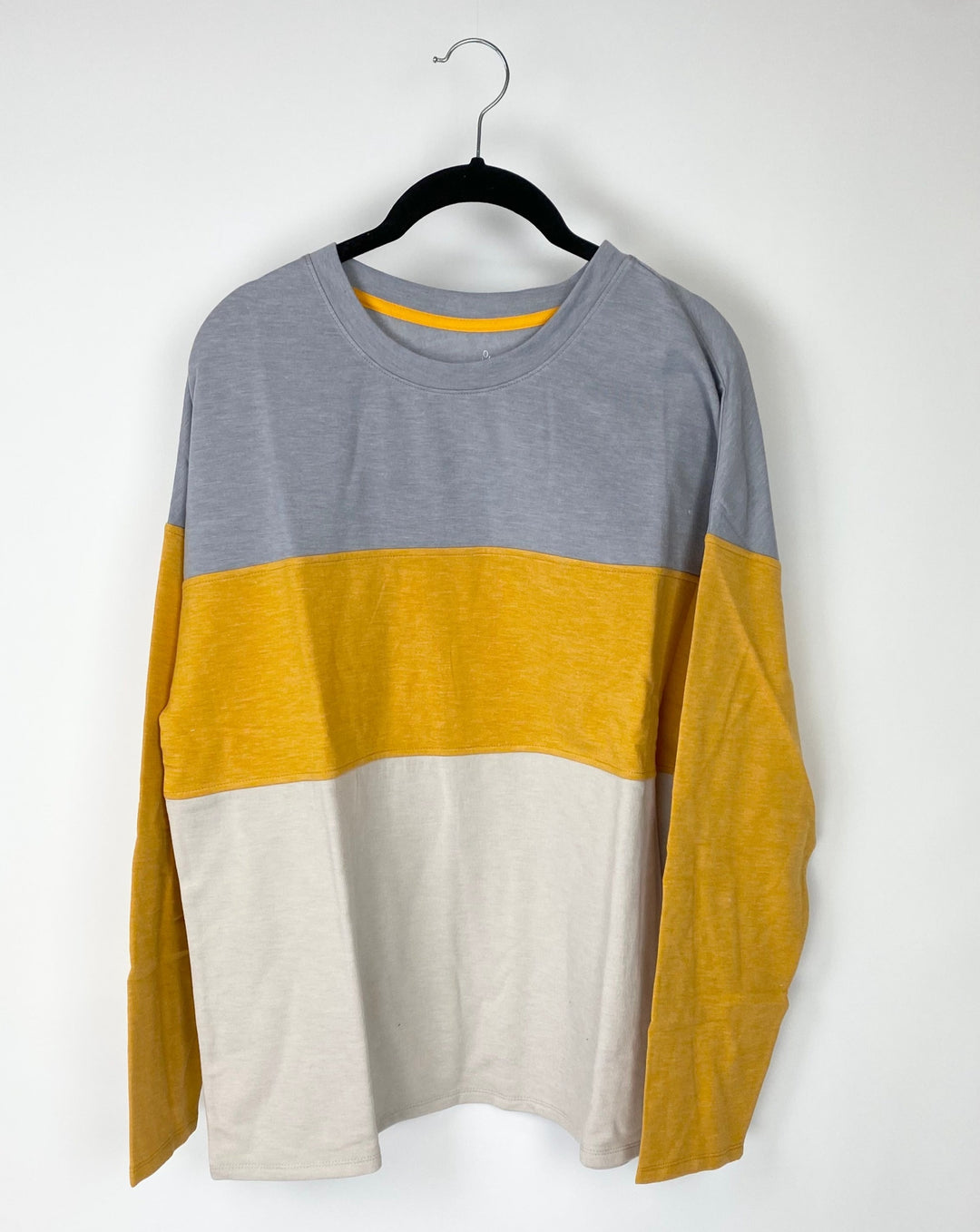 Yellow Color Block Top - Small