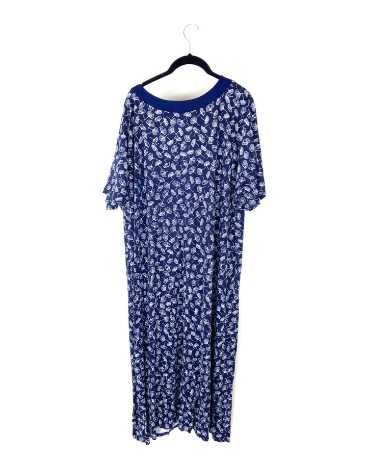 Blue Lounge Dress - 1X