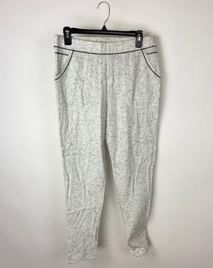 Grey Speckled Sweatpants - Size 10/12