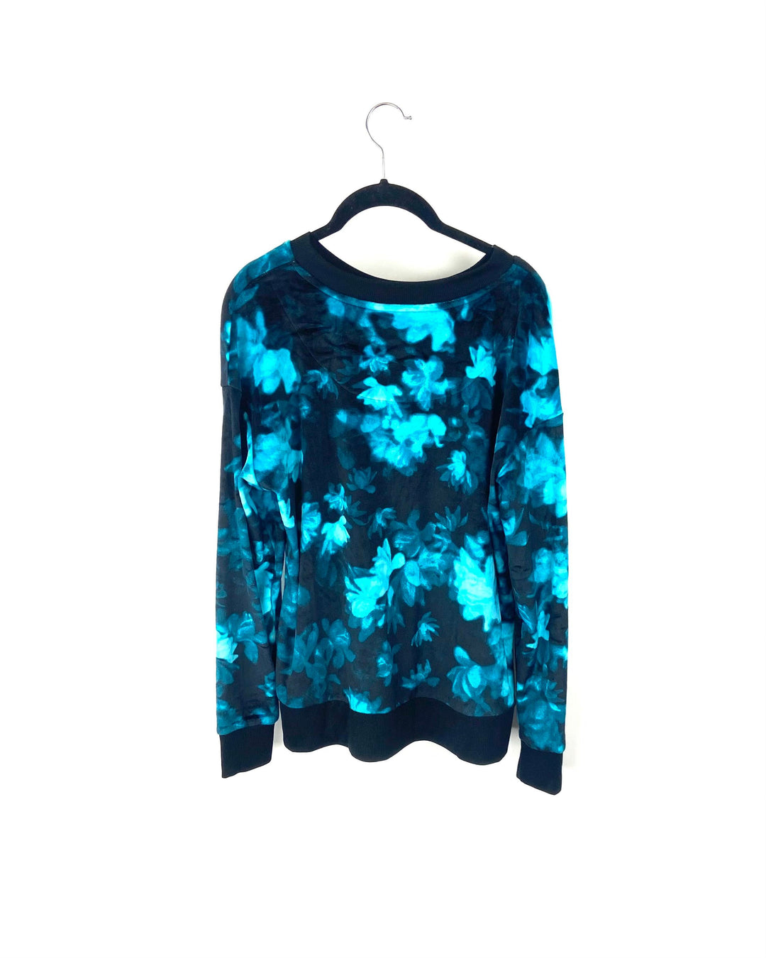 Blue And Black Fleece Top - Small