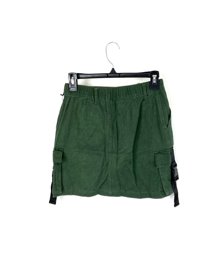 Green Cargo Skirt - Extra Small And Small