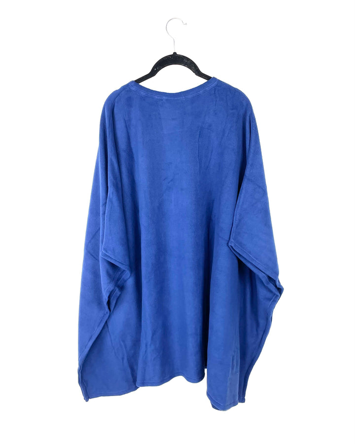 Blue Poncho - Extra Large/1X