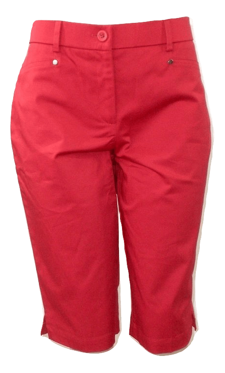 Briggs Bright Red Mid-Length Shorts - Size Medium - The Fashion Foundation