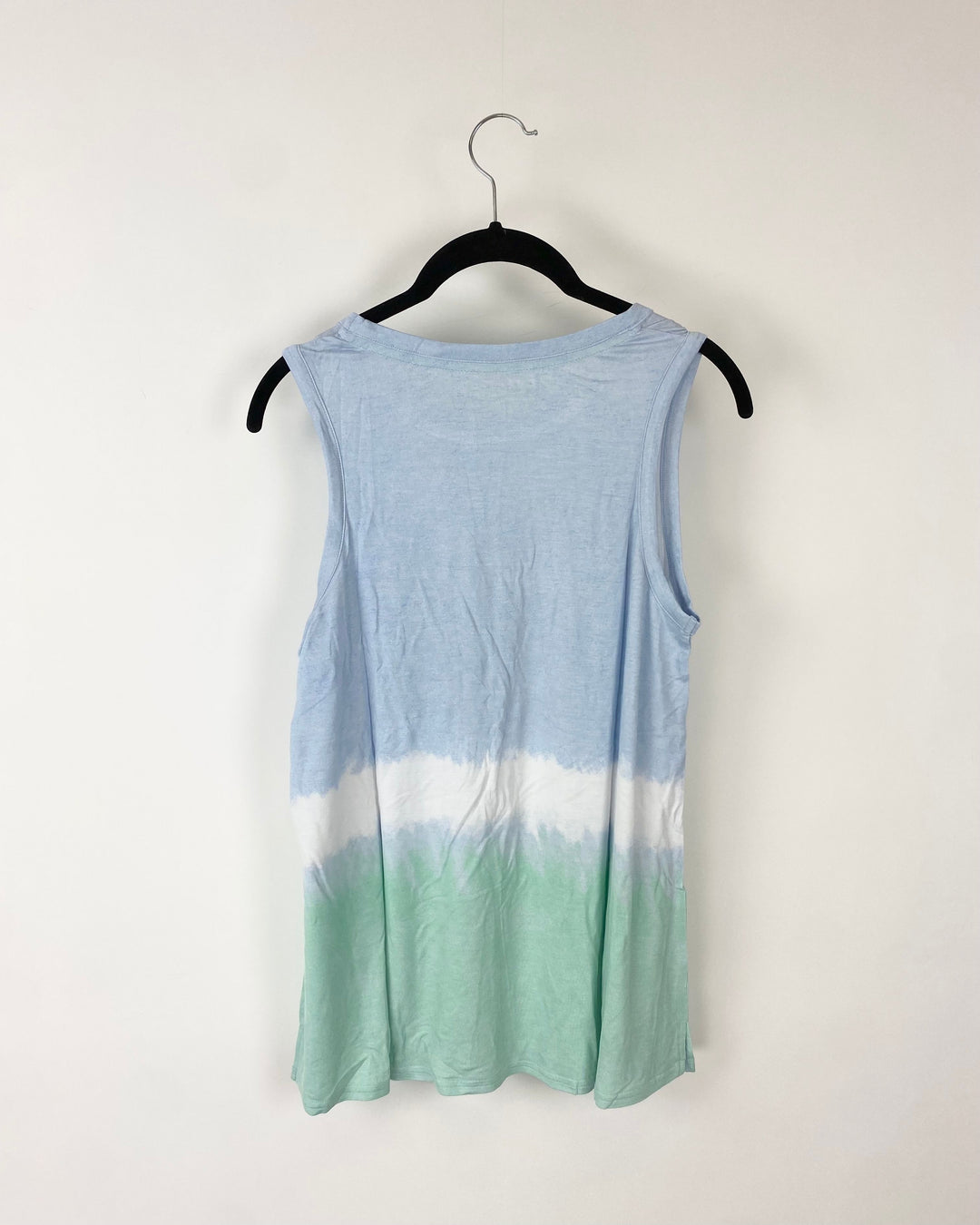 Blue Tie Dye Tank Top - XS