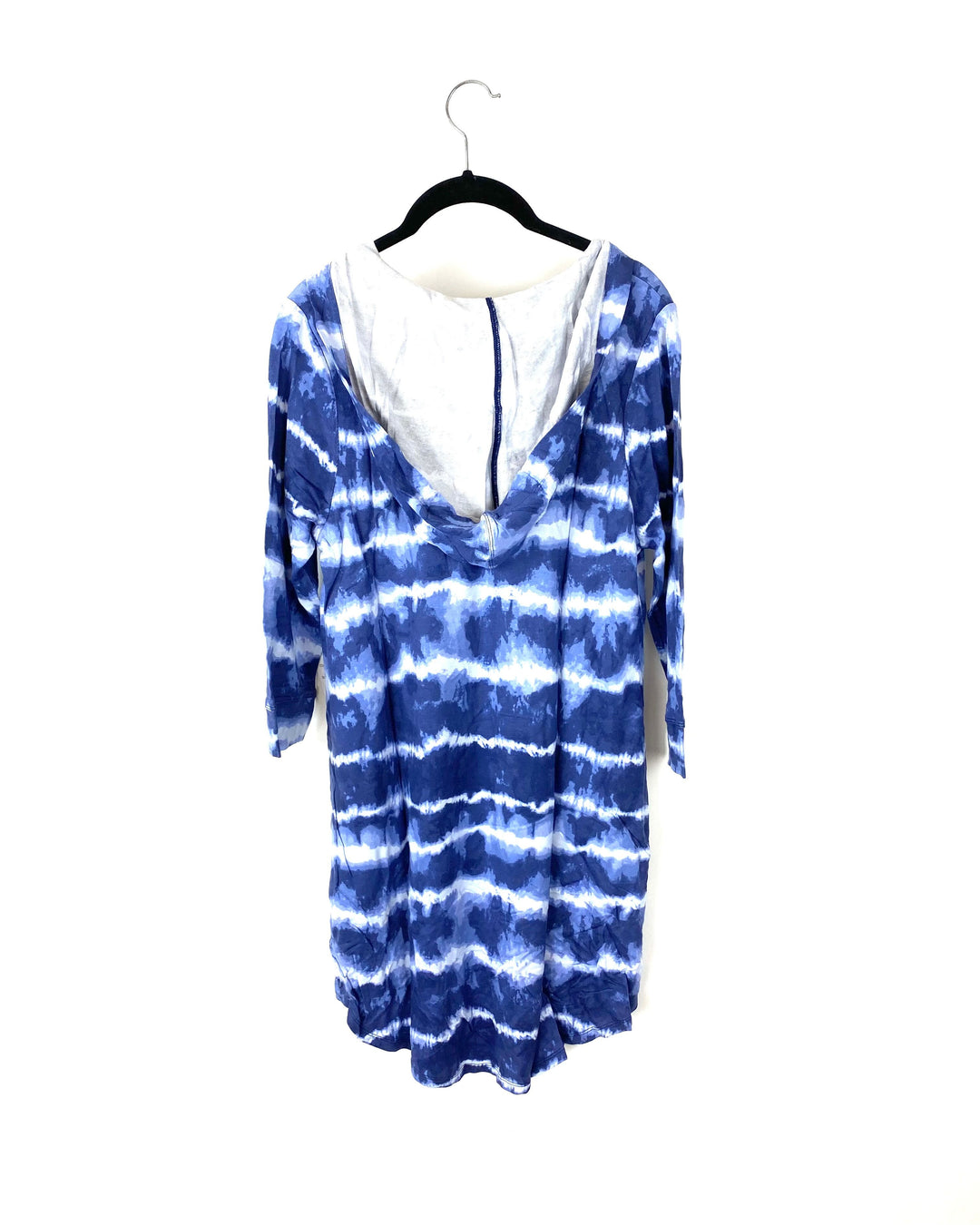 Blue Tie Dye Lounge Dress - XS
