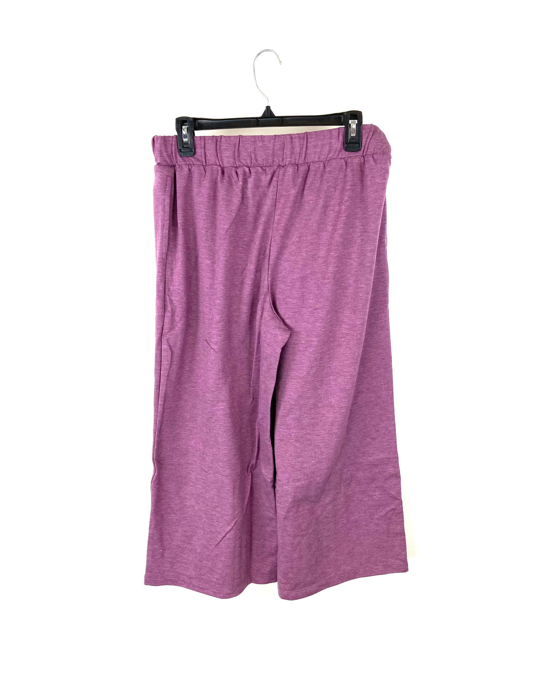 Purple Cropped Sweatpants - Small/Medium