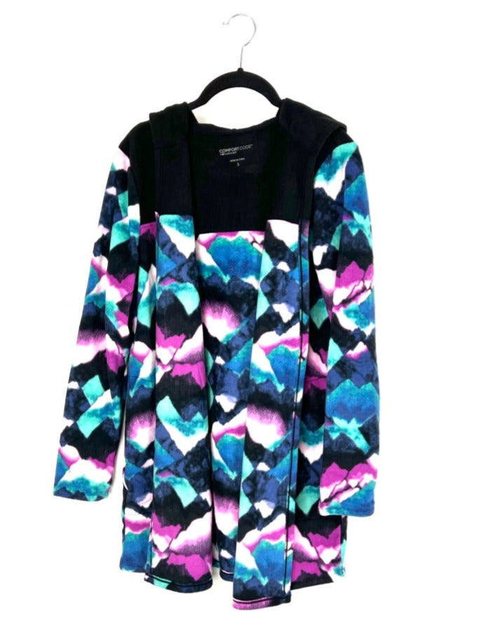 Abstract Colorful Open Cardigan - Size 6/8 and 10/12