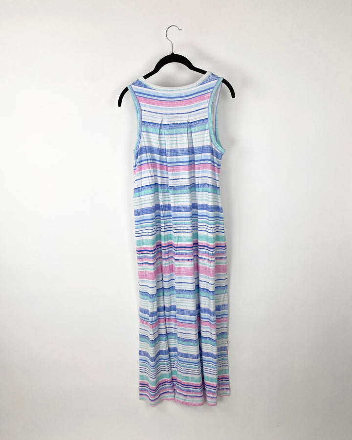 Striped Lounge Dress - XS