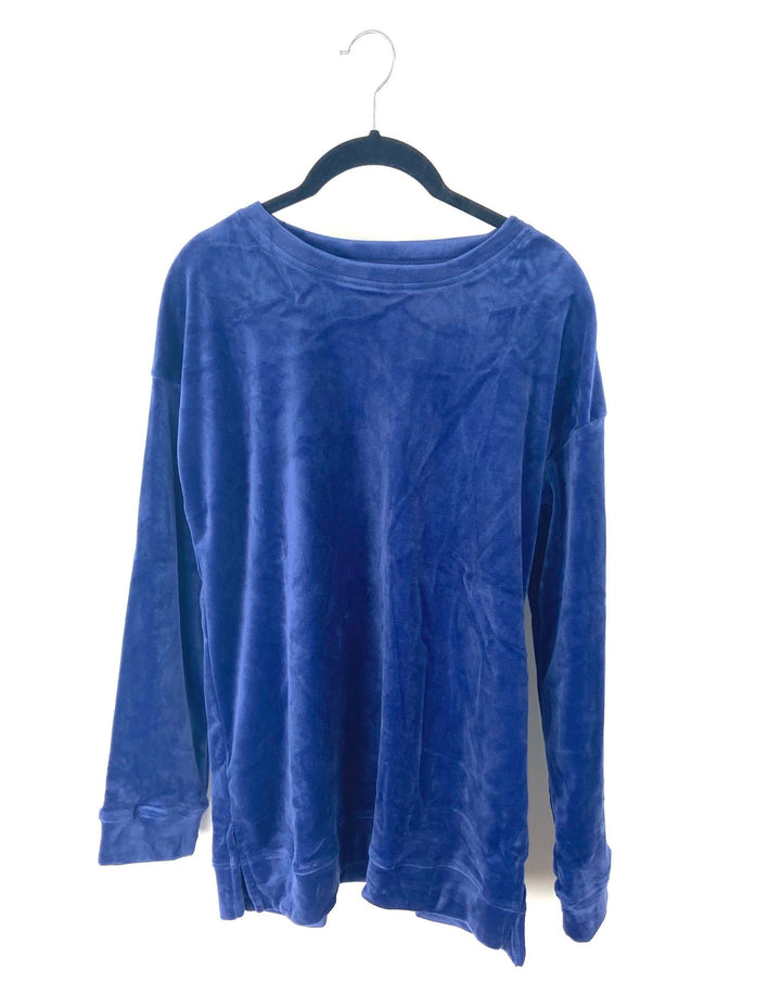 Blue Fleece Top - Small