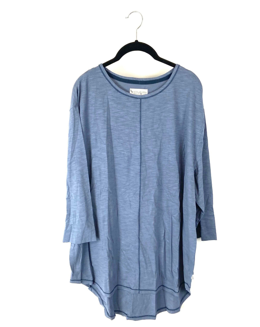 Blue/Grey Long Sleeve Top - Small